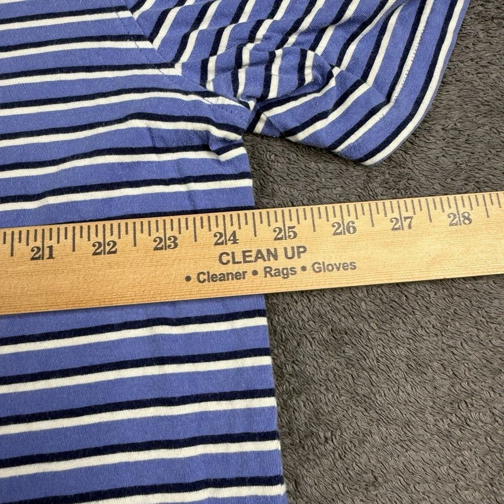 Polo Ralph Lauren Custom‎ Fit Navy Blue White Stripe Short Sleeve Polo size XL